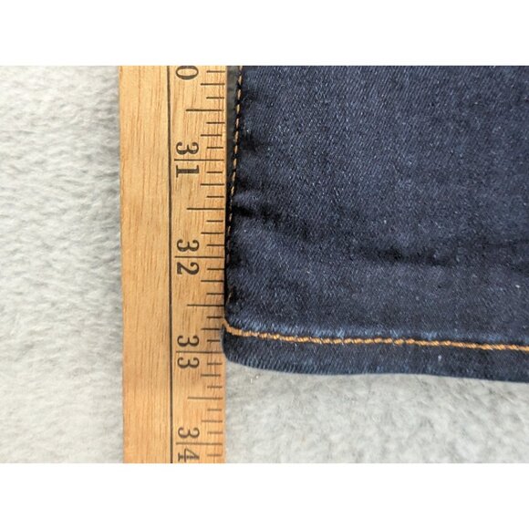 Rock Republic Jeans Womens Size 4 Blue Kendra Curvy Bootcut Whiskers Dark Wash - Picture 8 of 16